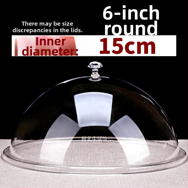 Okrúhly plastový kryt na potraviny, jednoduchý štýl, Kód Cy