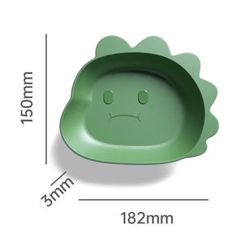 Farfurie din plastic cu motiv desen animat – stil minimalist, formă neregulată, farfurie de servire pentru gustări, fructe și prăjituri
