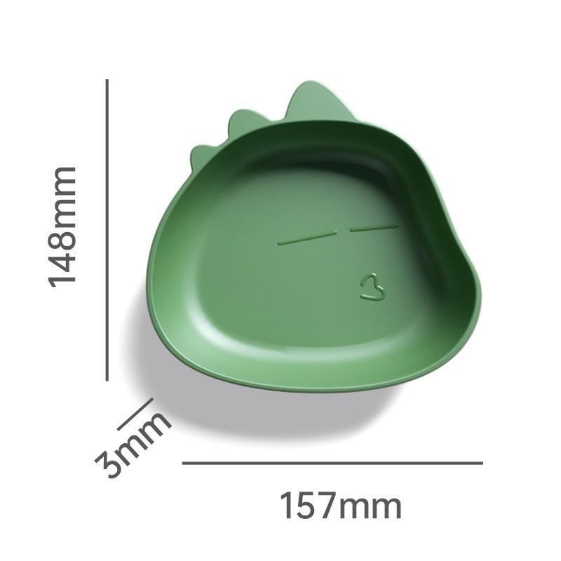 Farfurie din plastic cu motiv desen animat – stil minimalist, formă neregulată, farfurie de servire pentru gustări, fructe și prăjituri