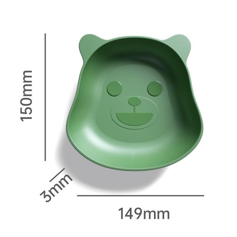 Farfurie din plastic cu motiv desen animat – stil minimalist, formă neregulată, farfurie de servire pentru gustări, fructe și prăjituri