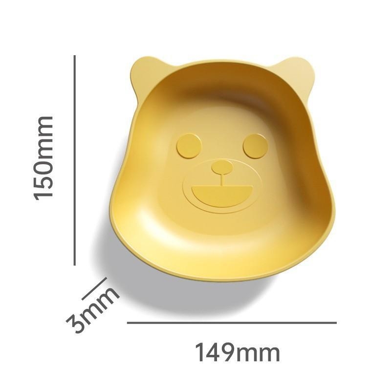 Farfurie din plastic cu motiv desen animat – stil minimalist, formă neregulată, farfurie de servire pentru gustări, fructe și prăjituri