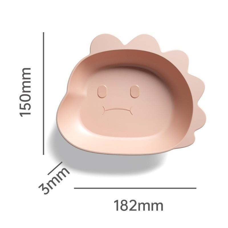 Farfurie din plastic cu motiv desen animat – stil minimalist, formă neregulată, farfurie de servire pentru gustări, fructe și prăjituri