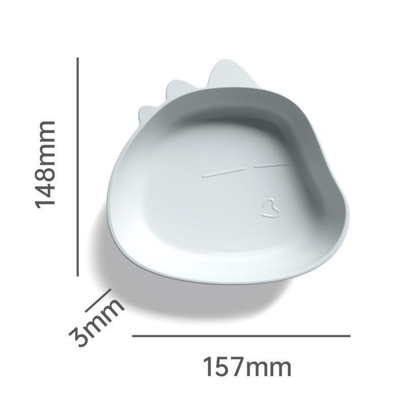 Farfurie din plastic cu motiv desen animat – stil minimalist, formă neregulată, farfurie de servire pentru gustări, fructe și prăjituri