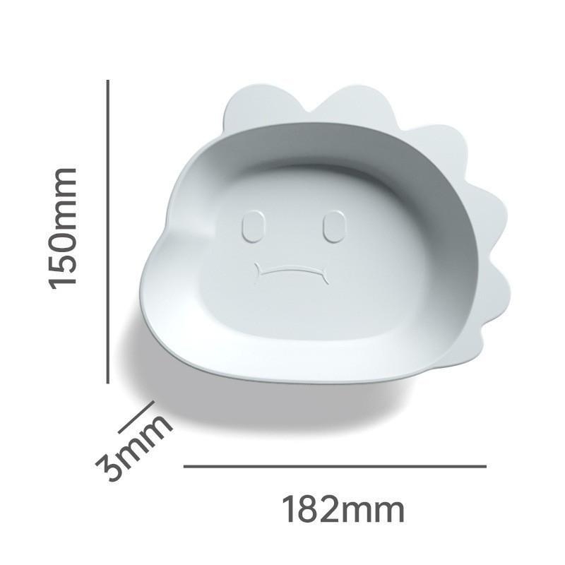 Farfurie din plastic cu motiv desen animat – stil minimalist, formă neregulată, farfurie de servire pentru gustări, fructe și prăjituri