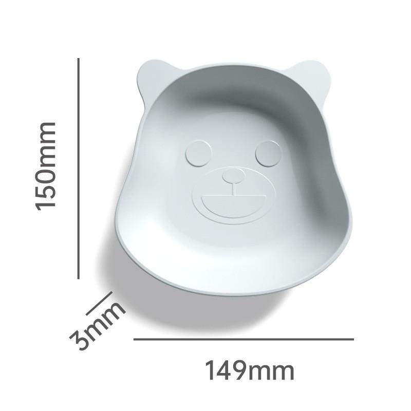 Farfurie din plastic cu motiv desen animat – stil minimalist, formă neregulată, farfurie de servire pentru gustări, fructe și prăjituri