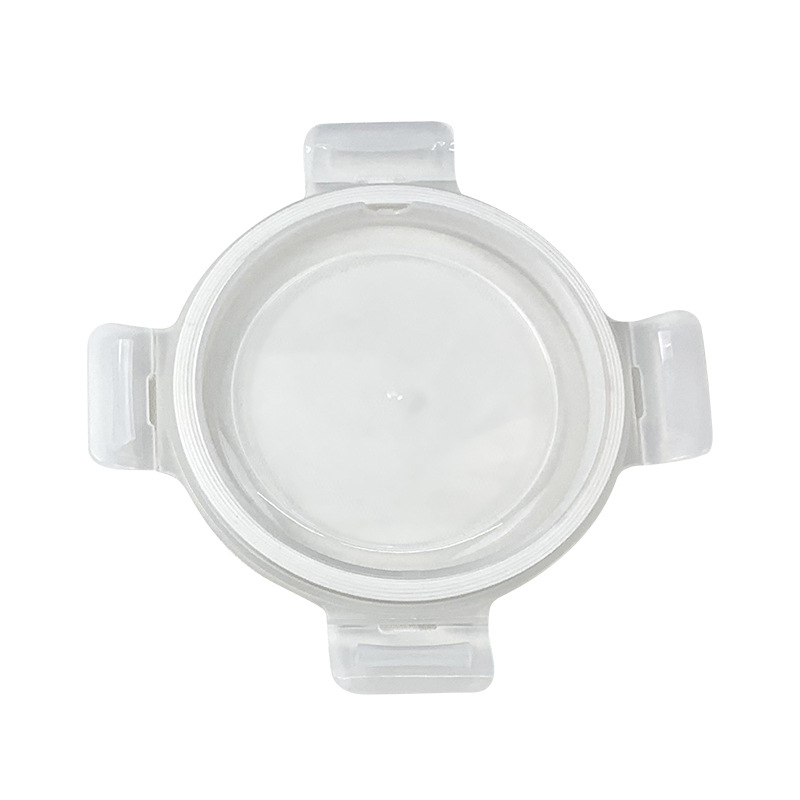 Wing Lift капак за стъклена кутия за обяд – съвместим с кръгли, квадратни и правоъгълни форми; уплътнение с четири страни; пластмасов, хранително‑безопасен