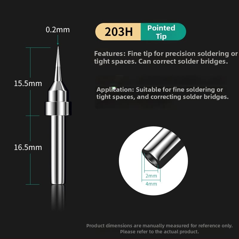 Άκρη συγκόλλησης υψηλής συχνότητας, σε σχήμα αλογοειδούς, 205H, 90W, θερμαντικό πυρήνα 203H (Deer Fairy)