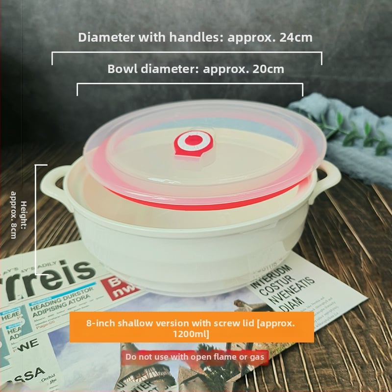 Porcelanska jušna zdjela, jednobojna, kineski stil, spremna za poklon