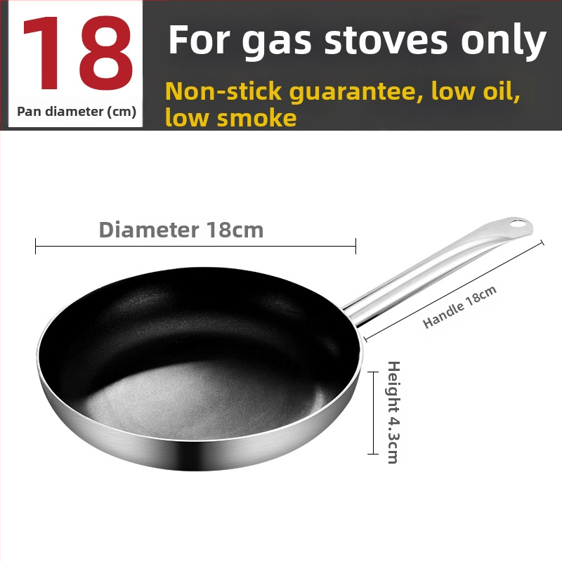 Tiganj s neprijanjajućim premazom aluminijske legure, kompatibilan s indukcijskim pločama, dvostruko dno, drška od nehrđajućeg čelika, dvostruka upotreba za prženje i sotiranje