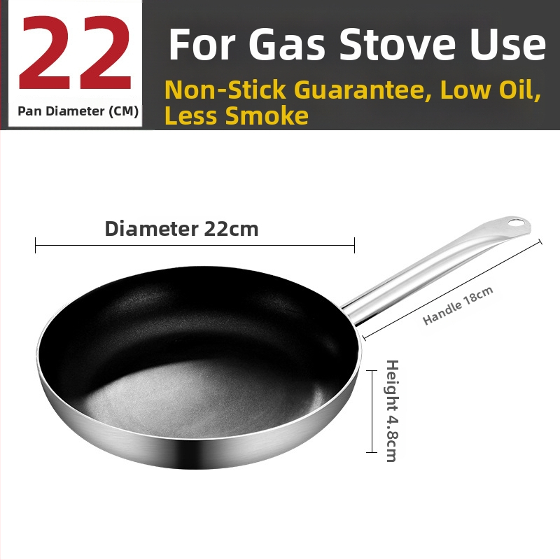 Tiganj s neprijanjajućim premazom aluminijske legure, kompatibilan s indukcijskim pločama, dvostruko dno, drška od nehrđajućeg čelika, dvostruka upotreba za prženje i sotiranje
