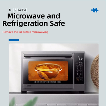 Sanze jednorazová PP miska pre japonské bento, kruhová plastová miska, japonský štýl, trvanie 3 roky