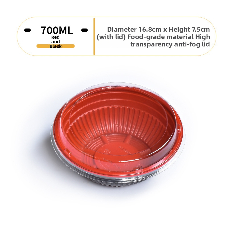 Sanze jednorazová PP miska pre japonské bento, kruhová plastová miska, japonský štýl, trvanie 3 roky