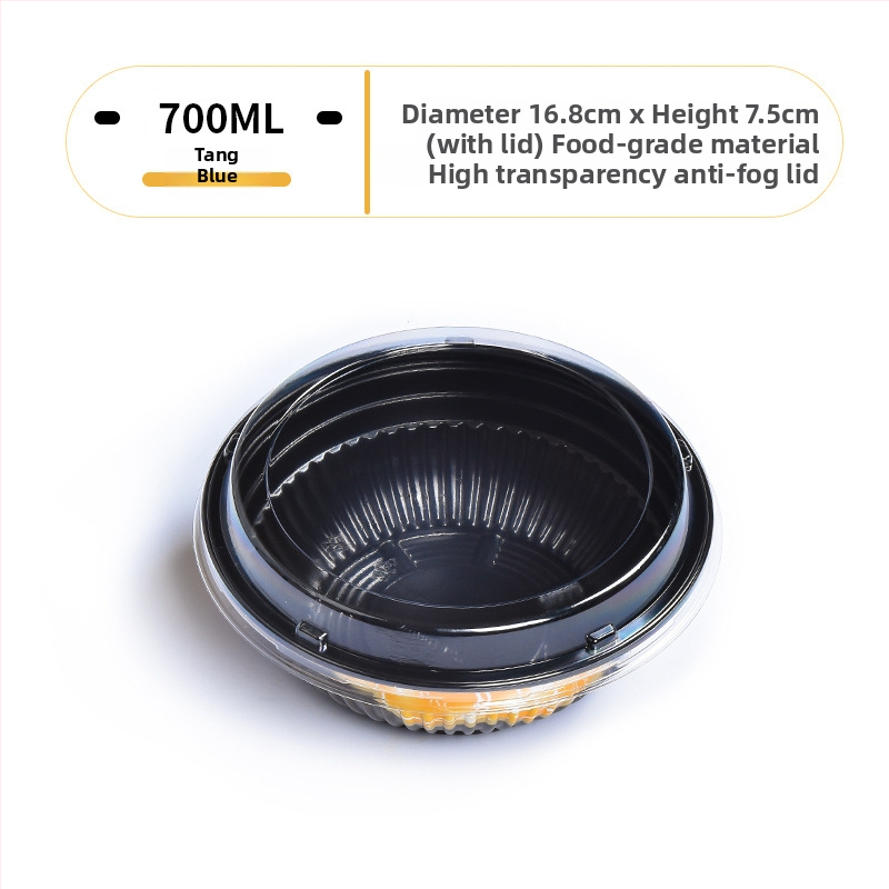 Sanze jednorazová PP miska pre japonské bento, kruhová plastová miska, japonský štýl, trvanie 3 roky