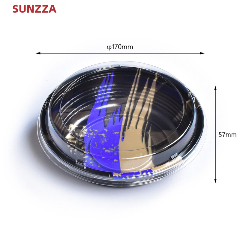 Sanze jednorazová PP miska pre japonské bento, kruhová plastová miska, japonský štýl, trvanie 3 roky