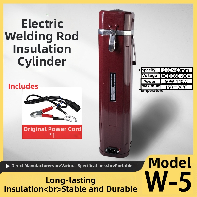 Izolacijski cilindar za zavaračke elektrode, model W-3 (vertikalna i horizontalna dvostruka upotreba; 5 kg; prijenosan, izdržljiv i lagan)