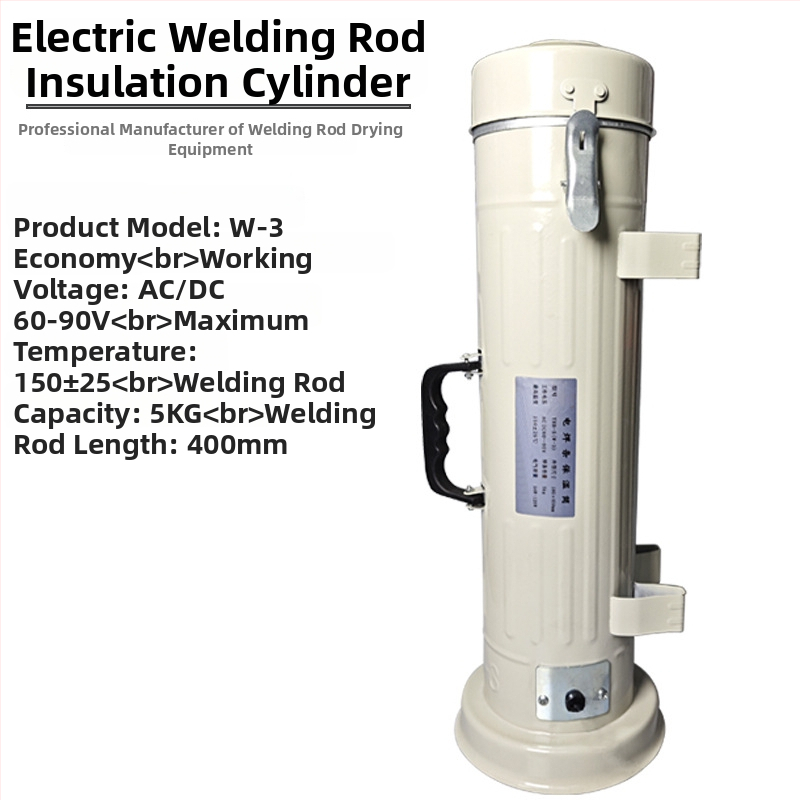 Izolacijski cilindar za zavaračke elektrode, model W-3 (vertikalna i horizontalna dvostruka upotreba; 5 kg; prijenosan, izdržljiv i lagan)