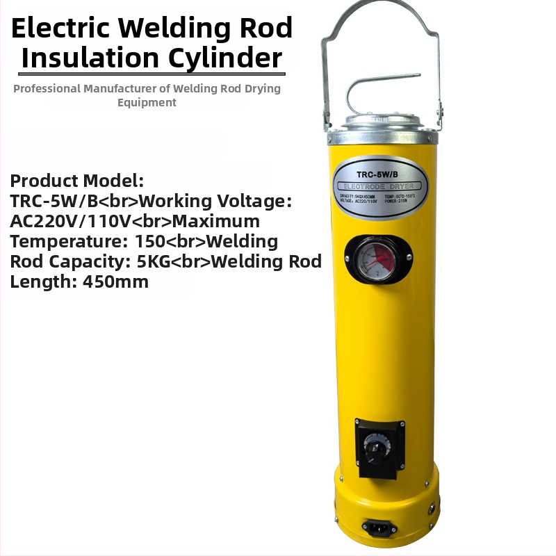 Izolacijski cilindar za zavaračke elektrode, model W-3 (vertikalna i horizontalna dvostruka upotreba; 5 kg; prijenosan, izdržljiv i lagan)