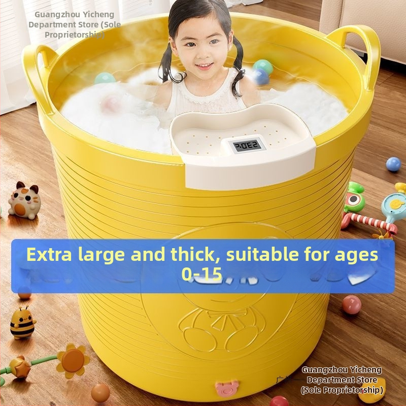 Gyerek fürdővödre – csúszásmentes, hőmérséklet-zár, megemelt dizájn