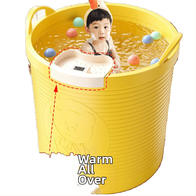 Gyerek fürdővödre – csúszásmentes, hőmérséklet-zár, megemelt dizájn