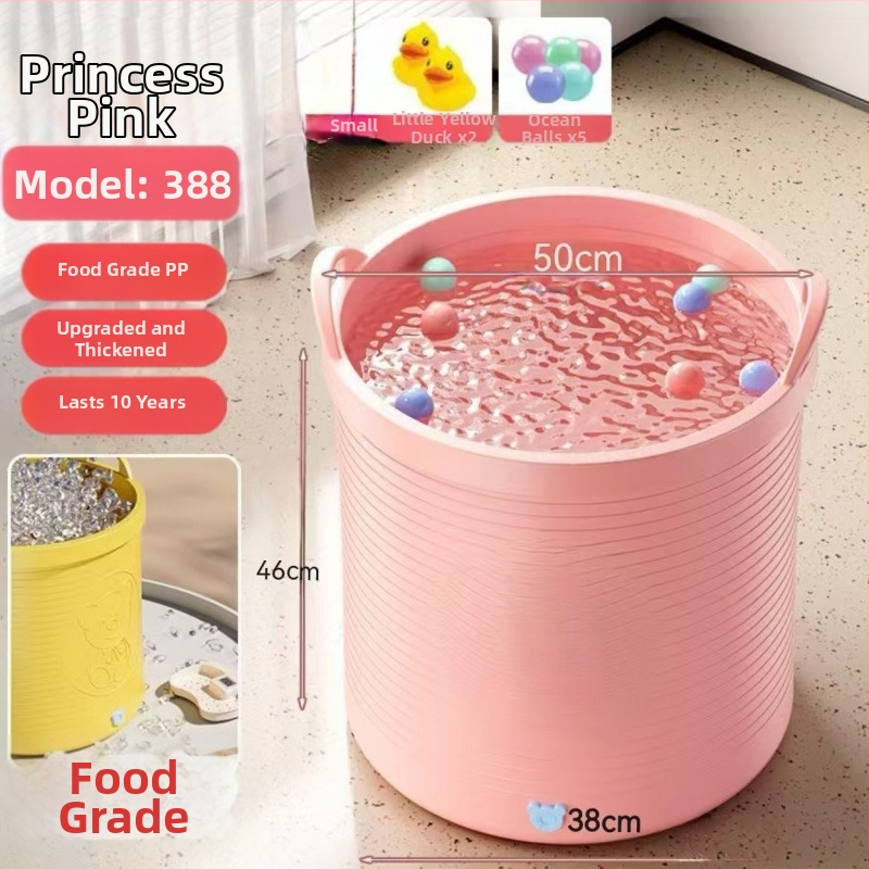 Gyerek fürdővödre – csúszásmentes, hőmérséklet-zár, megemelt dizájn