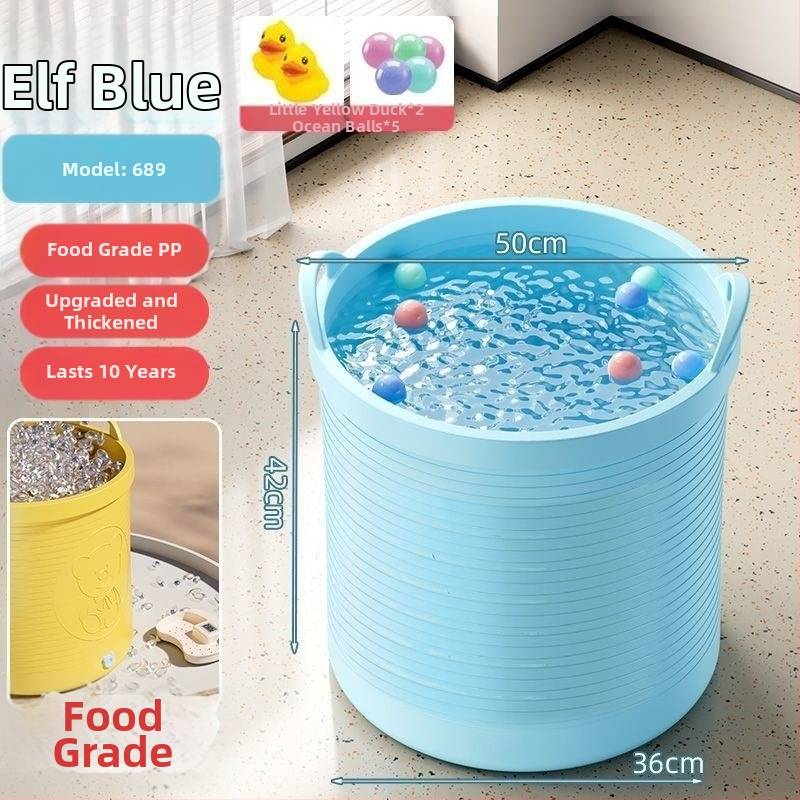 Gyerek fürdővödre – csúszásmentes, hőmérséklet-zár, megemelt dizájn