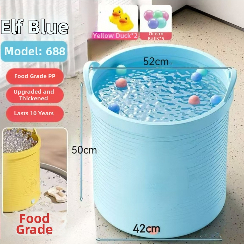 Gyerek fürdővödre – csúszásmentes, hőmérséklet-zár, megemelt dizájn