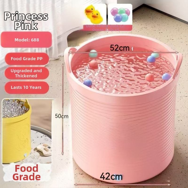 Gyerek fürdővödre – csúszásmentes, hőmérséklet-zár, megemelt dizájn