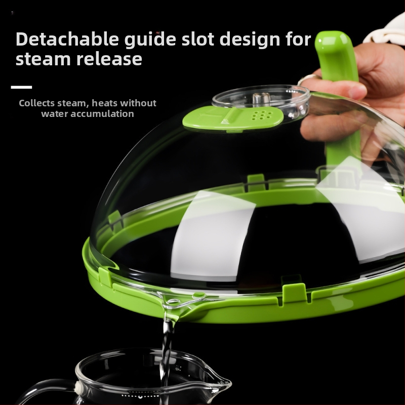 Kryt proti špliechaniu do mikrovlnnej rúry (Materiál: plast; Značka: Dujia; Licencia na národnú výrobu: Zhe XK16-204-01813; Importované: Nie; Exkluzívny dodávateľ cez hranice: Áno)