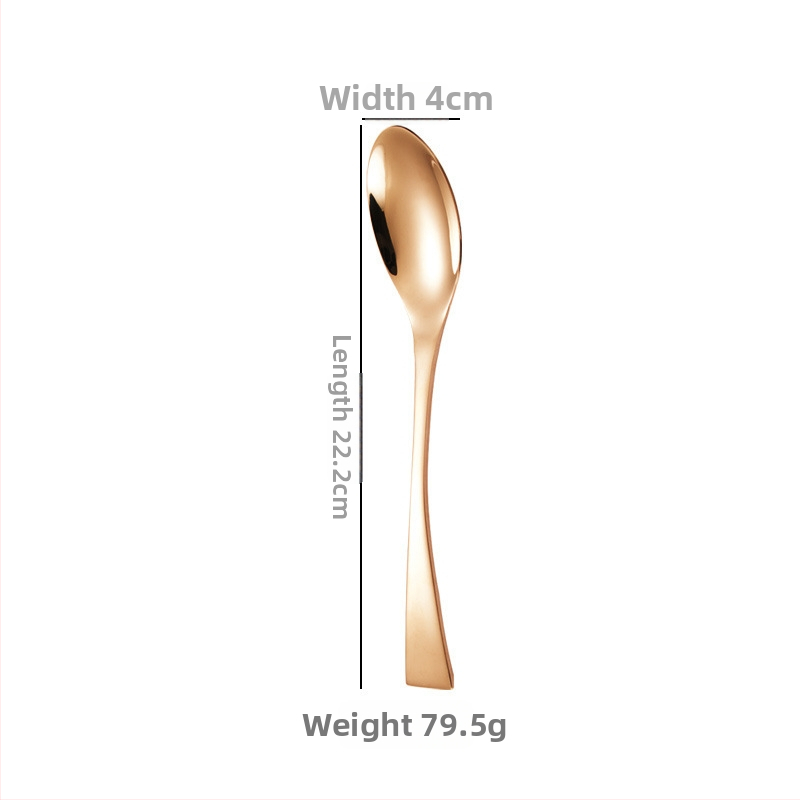 Japonský štýl vintage západných jedálenských príborov, sada z 201 nerezovej ocele, matný povrch, obsahuje steak nož, vidličku, lyžicu, kávovú lyžičku a ovocnú vidličku