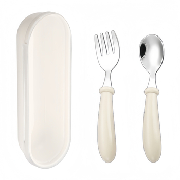 Σετ μαχαιροπίρουνα για παιδιά από ανοξείδωτο ατσάλι 304 με λαβές ABS, επιμετάλλωση καθρέφτη, χειροποίητο, δυνατότητα εκτύπωσης λογοτύπου