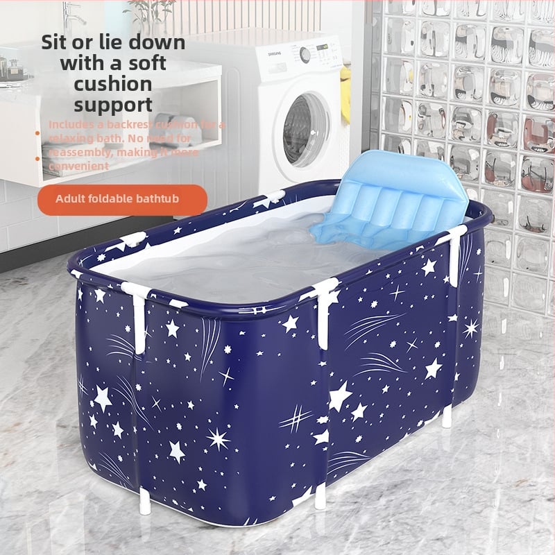 Bath Beauty cadă pliabilă pentru adulți — baie pentru întreg corpul, pliabilă, Oxford material, stil spumant cu abur