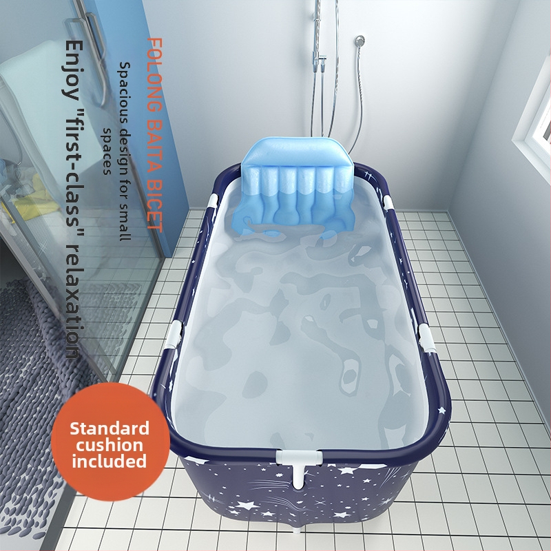 Bath Beauty cadă pliabilă pentru adulți — baie pentru întreg corpul, pliabilă, Oxford material, stil spumant cu abur