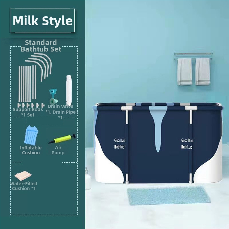 Bath Beauty cadă pliabilă pentru adulți — baie pentru întreg corpul, pliabilă, Oxford material, stil spumant cu abur