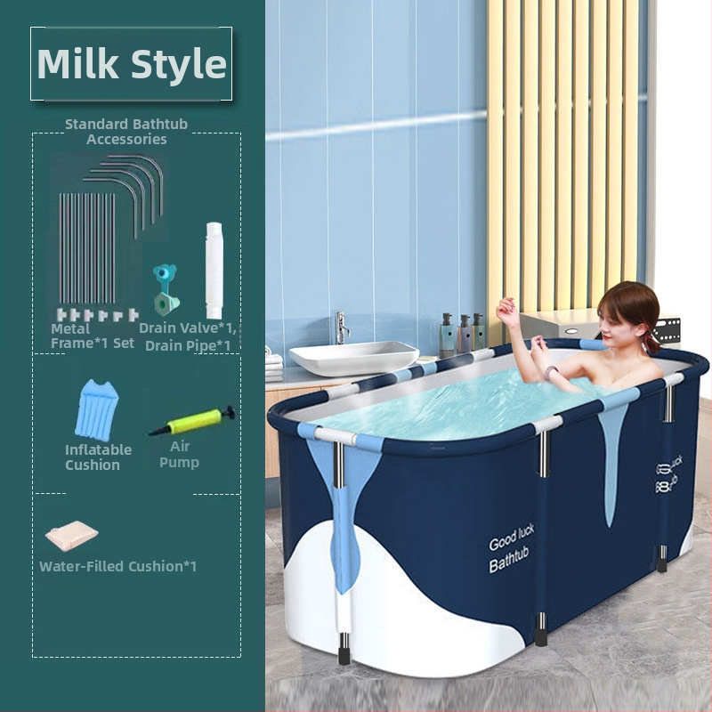 Bath Beauty cadă pliabilă pentru adulți — baie pentru întreg corpul, pliabilă, Oxford material, stil spumant cu abur