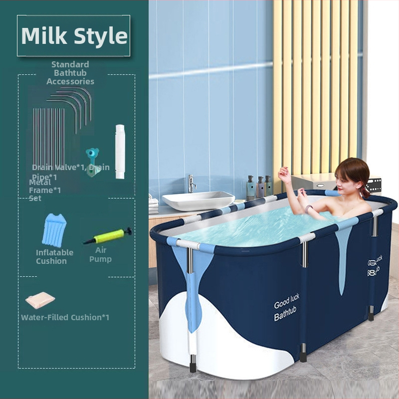 Bath Beauty cadă pliabilă pentru adulți — baie pentru întreg corpul, pliabilă, Oxford material, stil spumant cu abur