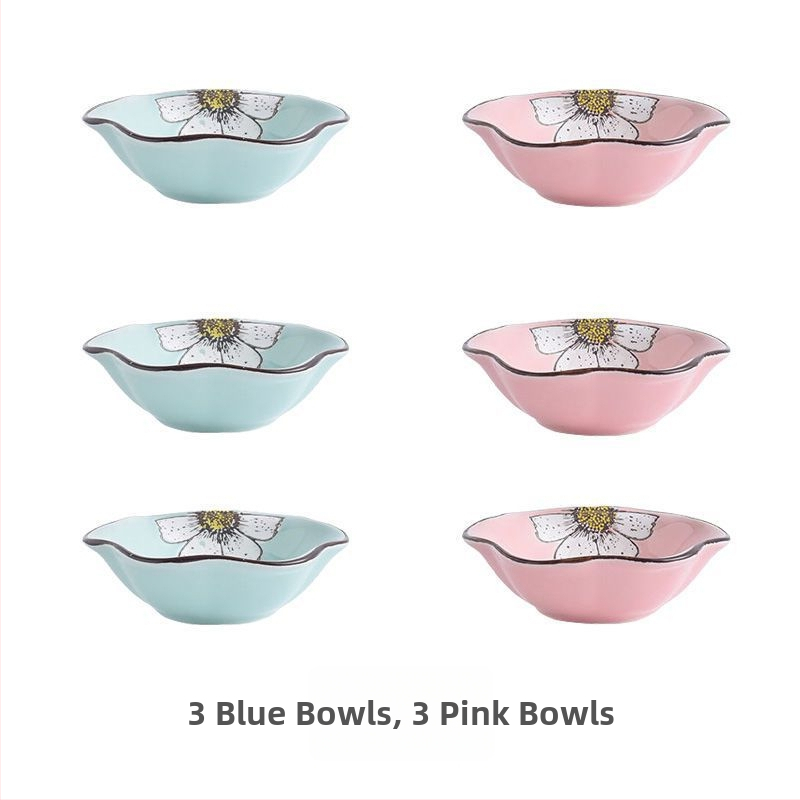 Japanski keramički tanjur za umake i začine, nepravilnog oblika, kineskog stila, s logom, pogodan za dar