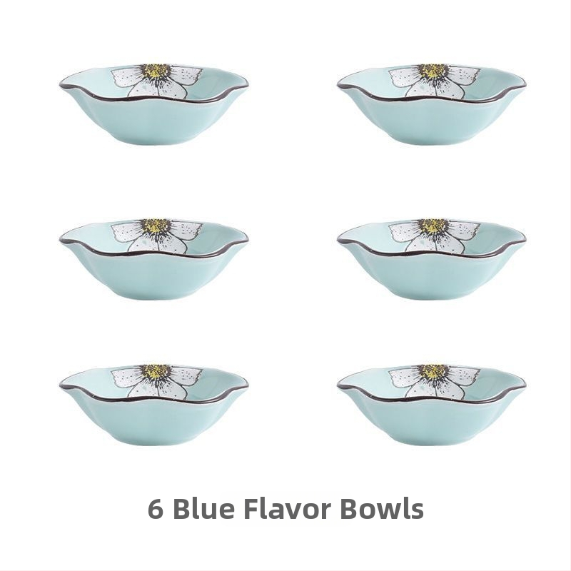 Japanski keramički tanjur za umake i začine, nepravilnog oblika, kineskog stila, s logom, pogodan za dar