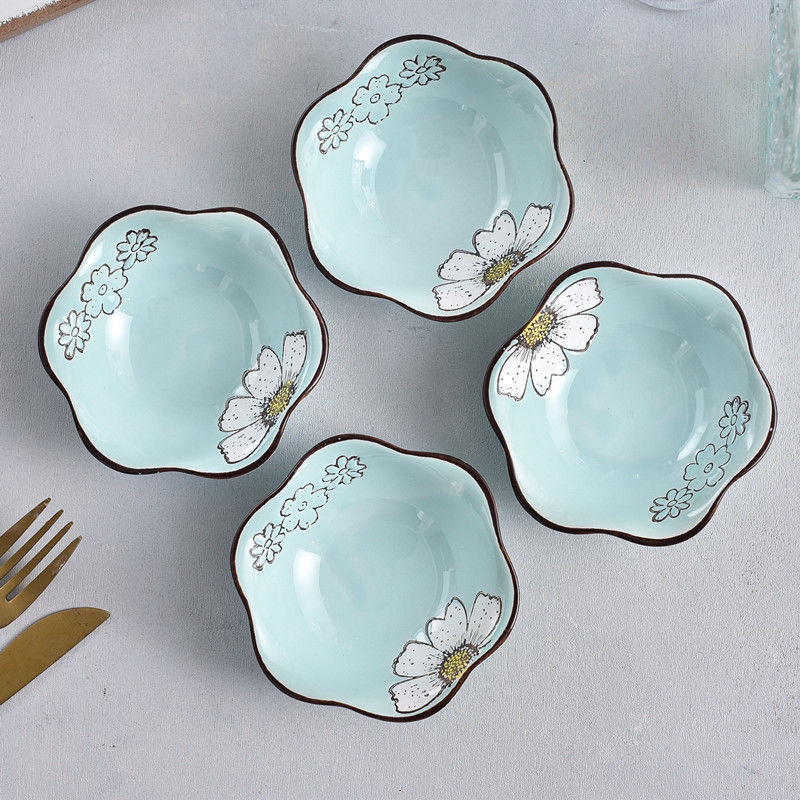 Japanski keramički tanjur za umake i začine, nepravilnog oblika, kineskog stila, s logom, pogodan za dar