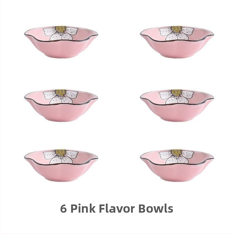 Japanski keramički tanjur za umake i začine, nepravilnog oblika, kineskog stila, s logom, pogodan za dar