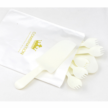 Set tanjira za tortu, jednokratna plastična posuđa s dizajnom kapljica vode, ispis logotipa, mogućnost prilagodbe, pakiranje 100 komada