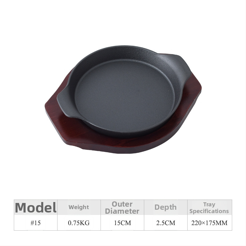 Viewpoint négyszögletes vas grillsütő tál – Koreai stílusú grillsütő serpenyő, elektroforézissel kezelt felület, összecsukható dizájn