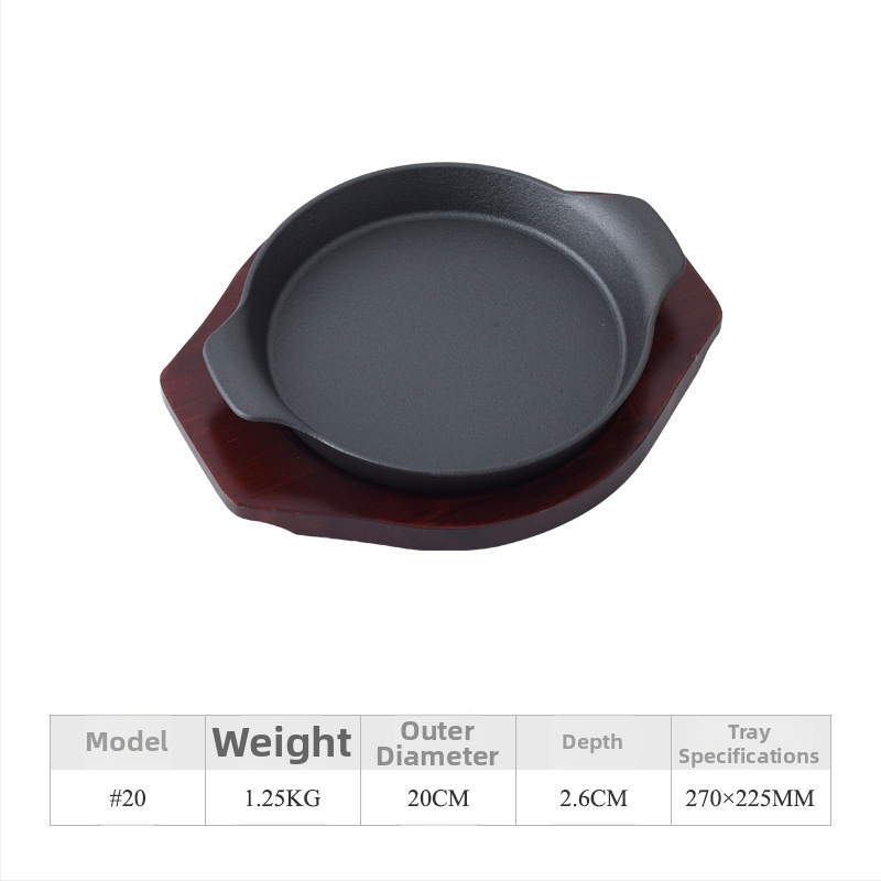 Viewpoint négyszögletes vas grillsütő tál – Koreai stílusú grillsütő serpenyő, elektroforézissel kezelt felület, összecsukható dizájn