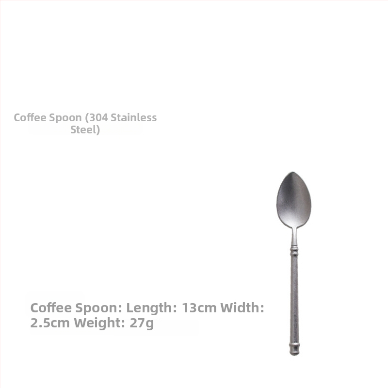 Sada príborov – 304 nerezová oceľ, leštenie do zrkadla, ľahká luxusná retro nordická téma, obsahuje nô, vidličku a lyžicu, balené v priehľadnom vrecku