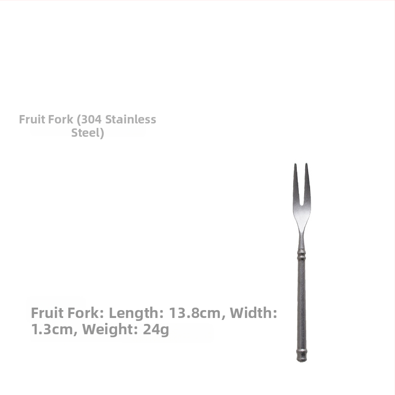 Sada príborov – 304 nerezová oceľ, leštenie do zrkadla, ľahká luxusná retro nordická téma, obsahuje nô, vidličku a lyžicu, balené v priehľadnom vrecku