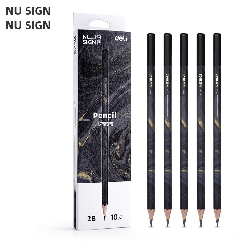 Deli 2B puitpliiats - mittemehaaniline, mõeldud õpilastele, eksamiks ja visandamiseks