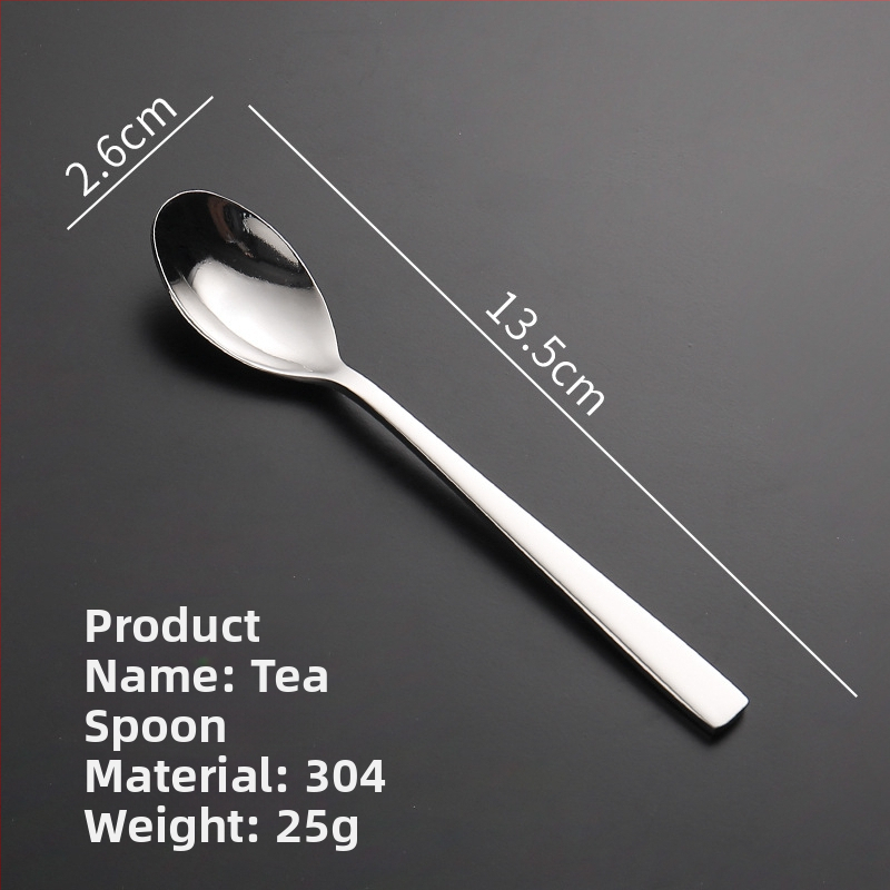 Sada nožov, vidličiek a lyžíc na steak z 304 nerezovej ocele s leštenou povrchovou úpravou, moderný štýl