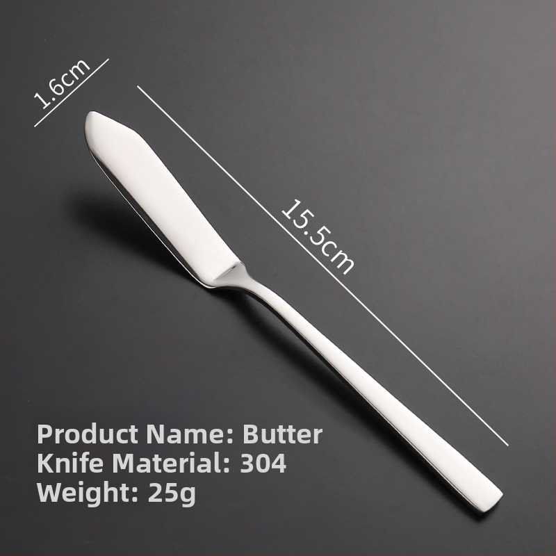 Sada nožov, vidličiek a lyžíc na steak z 304 nerezovej ocele s leštenou povrchovou úpravou, moderný štýl