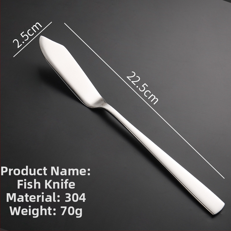 Sada nožov, vidličiek a lyžíc na steak z 304 nerezovej ocele s leštenou povrchovou úpravou, moderný štýl