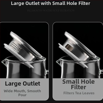 Sklenený súbor na vodu s pohármi, európsky štýl, tepelná odolnosť, na studenú vodu a cold brew, darčekové balenie – Jingyue