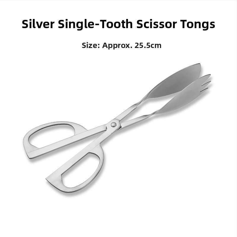 Nerezový podnos na príbory do bufetu s ventilátorovým tvarom a štvorcovou platňou